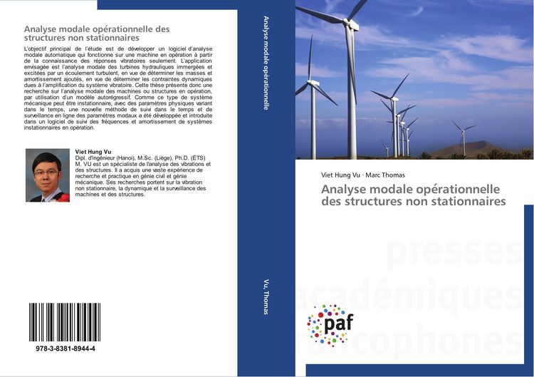 Produktbild: Analyse modale ope&iquest;rationnelle des structures non stationnaires
