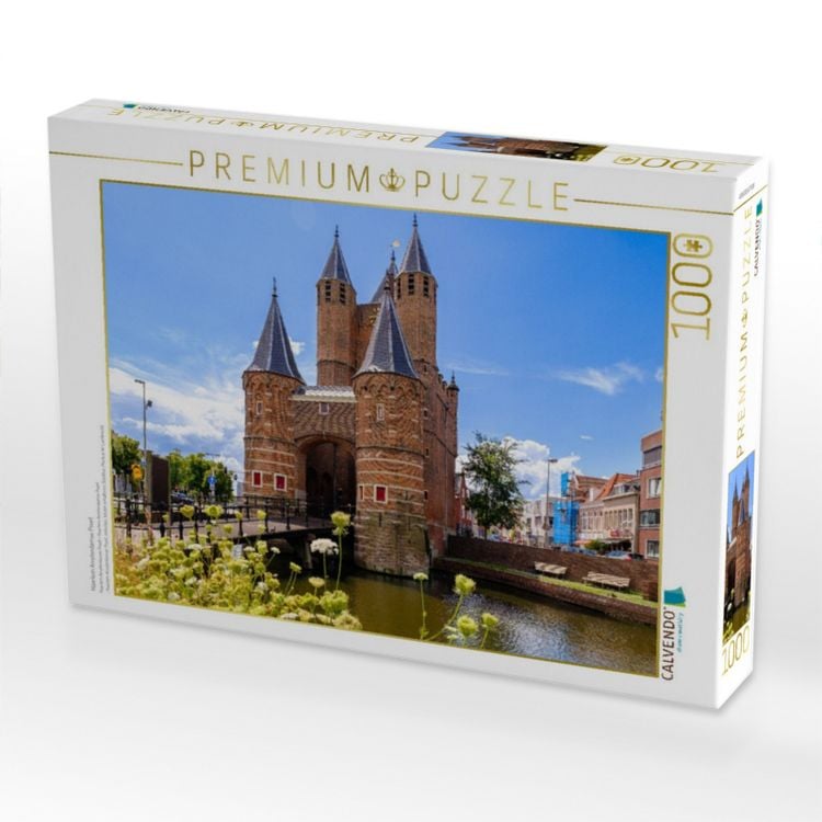 Produktbild: CALVENDO Puzzle Haarlem Amsterdamse Poort | 1000 Teile Lege-Gr&ouml;&szlig;e 64x48cm Foto-Puzzle f&uuml;r gl&uuml;ckliche Stunden