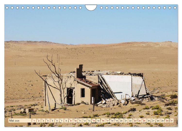 Produktbild: Kolmannskuppe Lost Place in Namibia (Wandkalender 2026 DIN A4 quer), CALVENDO Monatskalender