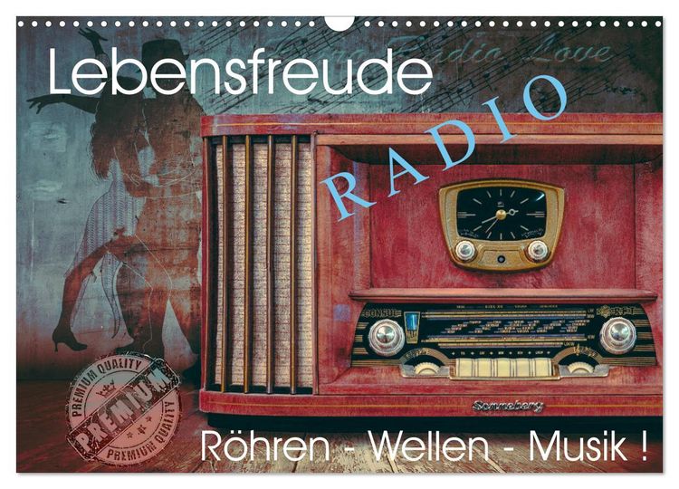 Produktbild: Lebensfreude Radio (Wandkalender 2026 DIN A3 quer), CALVENDO Monatskalender