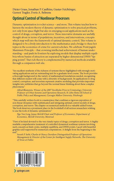 Produktbild: Optimal Control of Nonlinear Processes