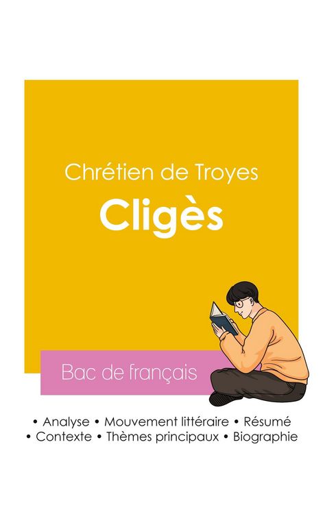 Produktbild: R&eacute;ussir son Bac de fran&ccedil;ais 2026 : Analyse du roman Clig&egrave;s de Chr&eacute;tien de Troyes