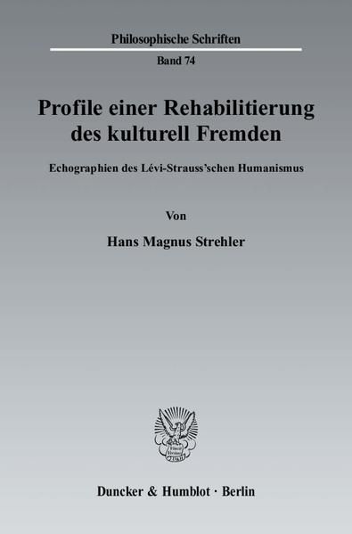 Produktbild: Profile einer Rehabilitierung des kulturell Fremden.