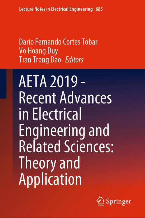 Produktbild: AETA 2019 - Recent Advances in Electrical Engineering and Related Sciences: Theory and Application