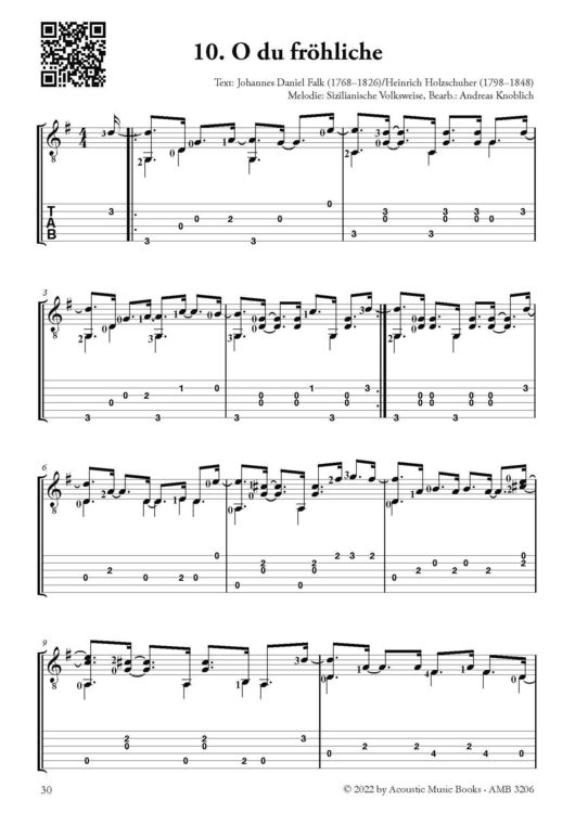 Produktbild: Knoblich, Andreas: Swinging Christmas.Weihnachtslieder f&uuml;r Gitarre im Bossa-Swing-Stil.