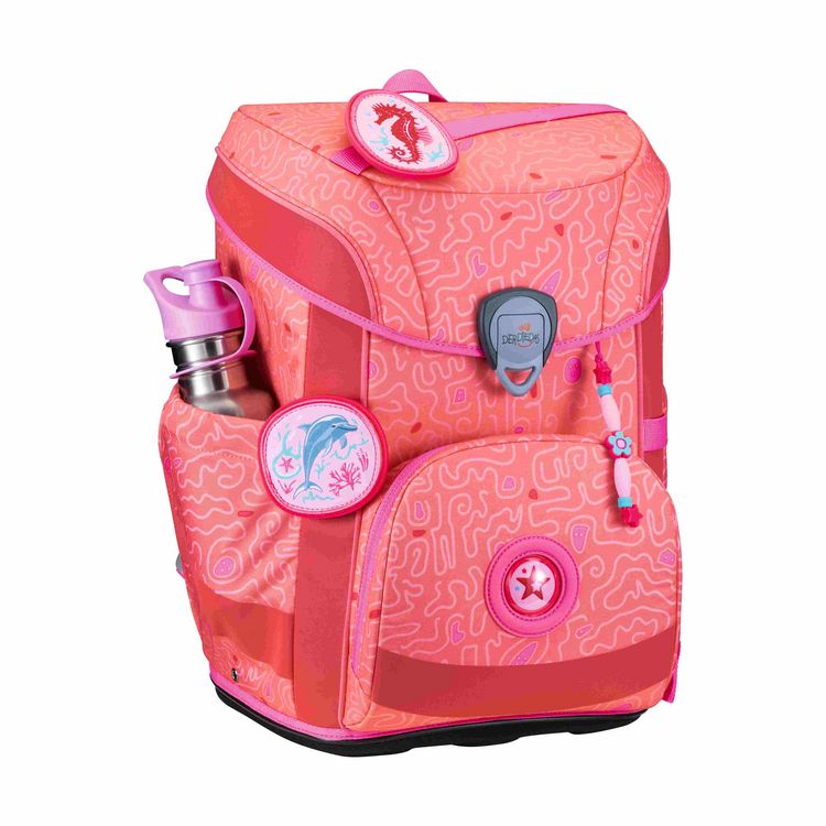 Produktbild: DerDieDas Schulranzen Set ErgoFlex Easy Superflash, Schulranzen Set, 5tlg, Coral Reef