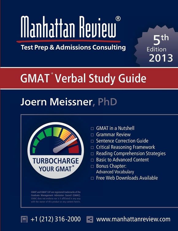 Produktbild: Manhattan Review GMAT Verbal Study Guide [5th Edition]