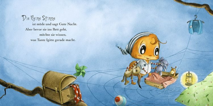 Produktbild: Die kleine Spinne Widerlich sagt Gute Nacht (Pappbilderbuch)