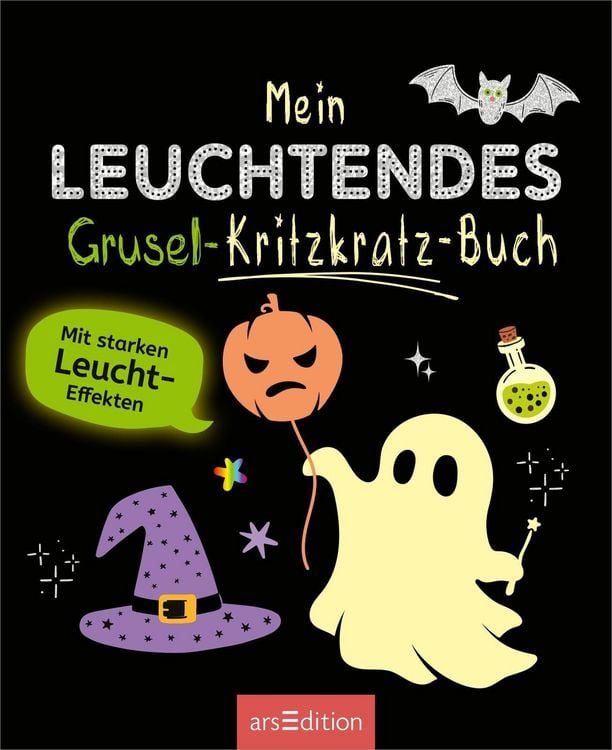 Produktbild: Mein leuchtendes Grusel-Kritzkratz-Buch