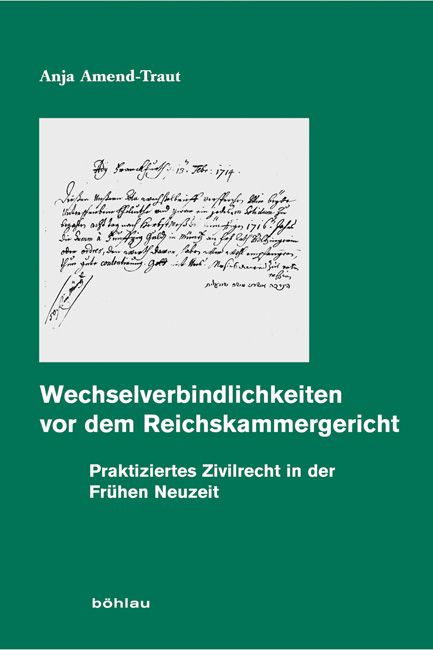 Produktbild: Wechselverbindlichkeiten vor dem Reichskammergericht