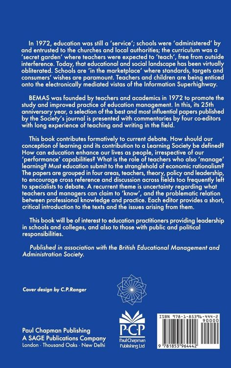 Produktbild: Policy, Leadership and Professional Knowledge in Education
