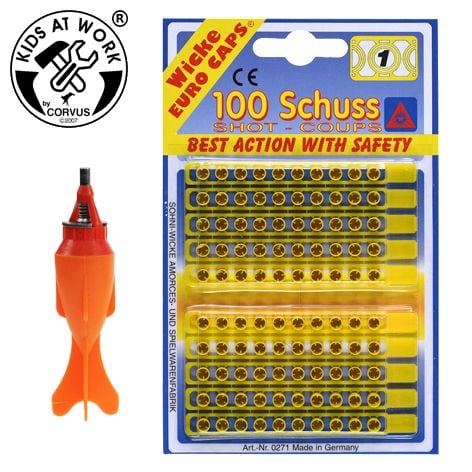 Produktbild: Raketenkracher mit Munition 100 Schuss