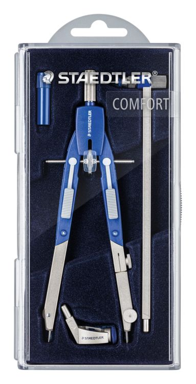 Produktbild: STAEDTLER Schnellverstell-Zirkel Mars&reg; Comfort + Verl&auml;ngerung