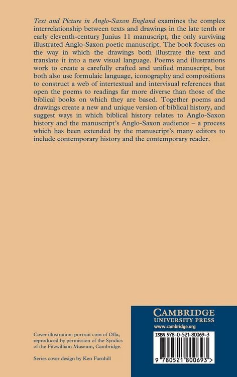 Produktbild: Text and Picture in Anglo-Saxon England