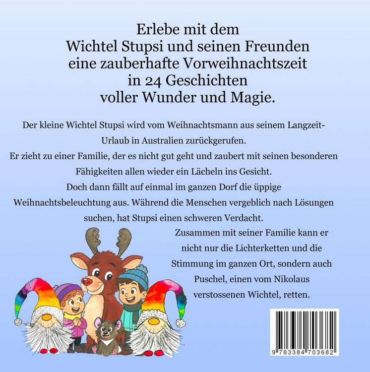 Produktbild: Mit Stupsi durch den Advent - Geschichten eines Weihnachtswichtels