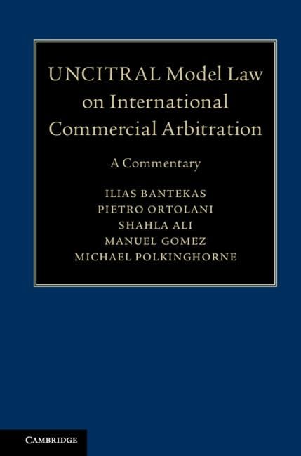 Produktbild: UNCITRAL Model Law on International Commercial Arbitration