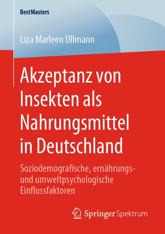 Produktbild: Akzeptanz von Insekten als Nahrungsmittel in Deutschland