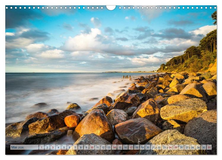 Produktbild: Farben der Ostsee (Wandkalender 2026 DIN A3 quer), CALVENDO Monatskalender