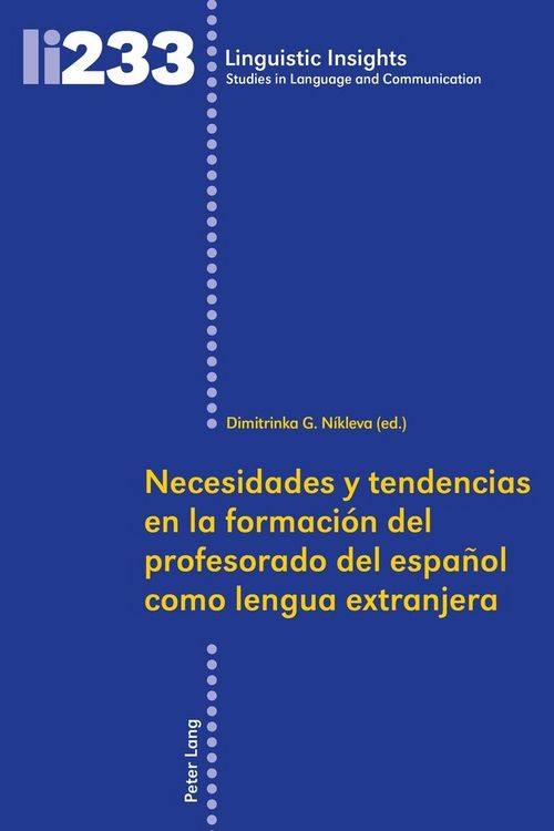 Produktbild: Necesidades y tendencias en la formaci&oacute;n del profesorado de espa&ntilde;ol como lengua extranjera