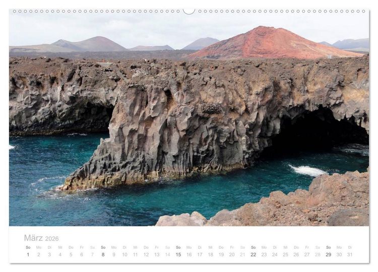 Produktbild: Die unwirkliche Welt von Lanzarote (Wandkalender 2026 DIN A2 quer), CALVENDO Monatskalender