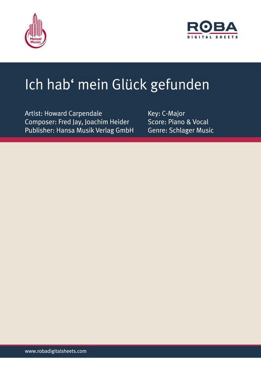 Produktbild: Ich hab' mein Gl&uuml;ck gefunden