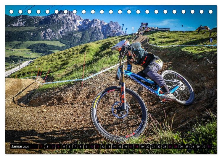 Produktbild: Women Downhill Racing (Tischkalender 2026 DIN A5 quer), CALVENDO Monatskalender