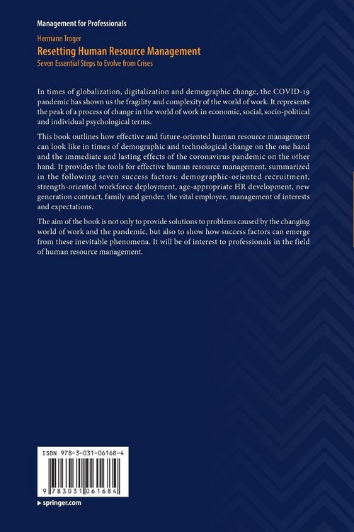 Produktbild: Resetting Human Resource Management