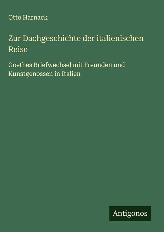 Produktbild: Zur Dachgeschichte der italienischen Reise