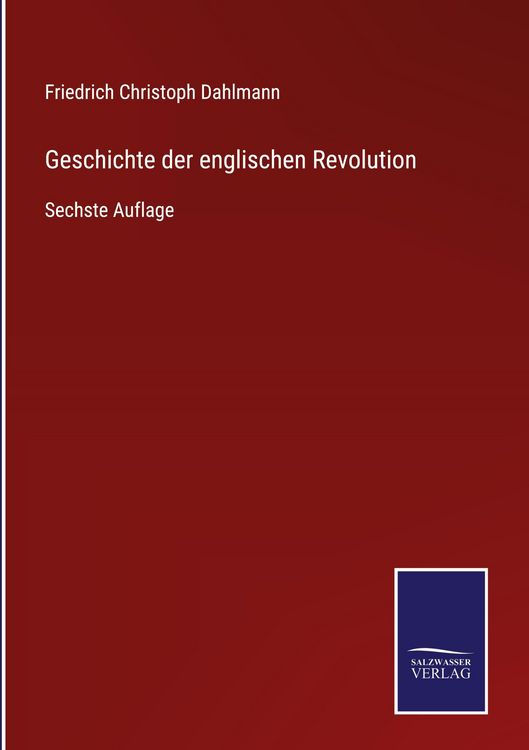 Produktbild: Geschichte der englischen Revolution