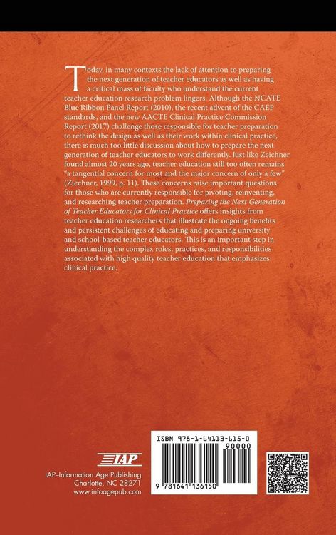 Produktbild: Preparing the Next Generation of Teacher Educators for Clinical Practice (hc)