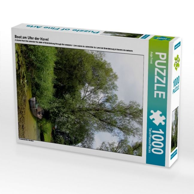 Produktbild: CALVENDO Puzzle Boot am Ufer der Havel | 1000 Teile Lege-Gr&ouml;&szlig;e 64x48cm Foto-Puzzle f&uuml;r gl&uuml;ckliche Stunden