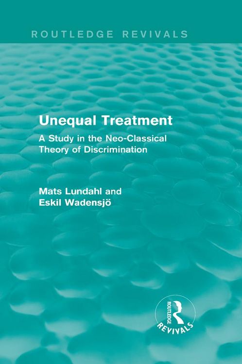 Produktbild: Unequal Treatment (Routledge Revivals)