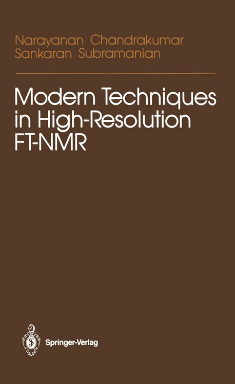 Produktbild: Modern Techniques in High-Resolution FT-NMR