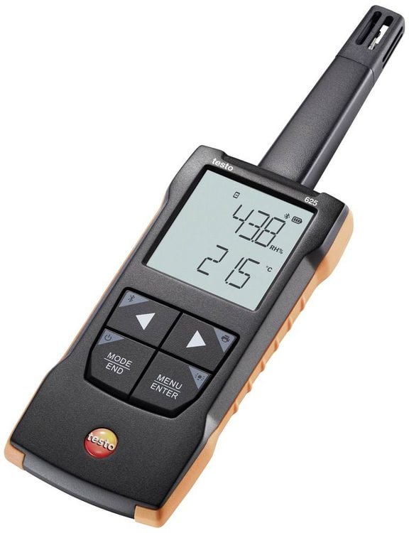 Produktbild: Testo 625 Luftfeuchtemessger&auml;t (Hygrometer) 0% rF 100% rF