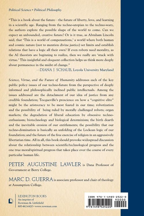 Produktbild: Science, Virtue, and the Future of Humanity