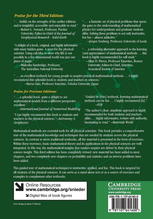 Produktbild: A Guided Tour of Mathematical Methods for the Physical Sciences
