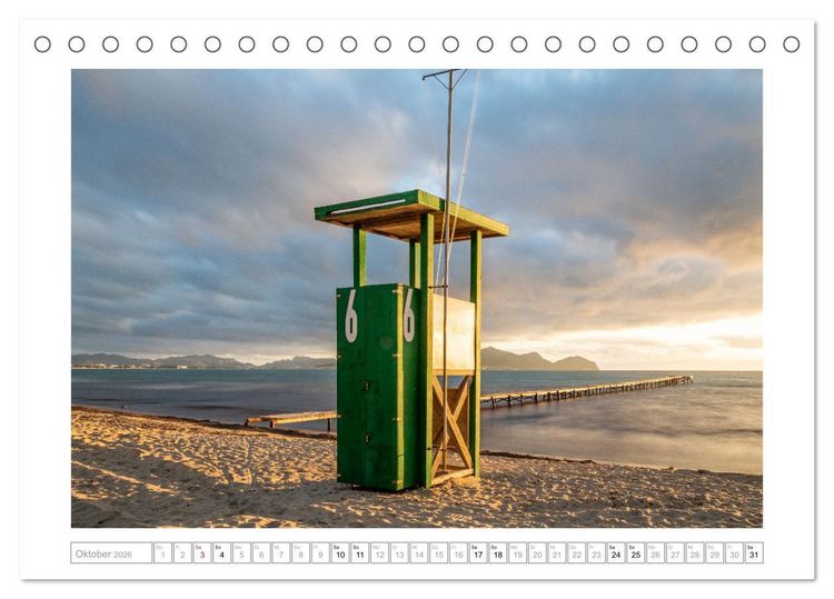 Produktbild: Mallorca - Magische Stille (Tischkalender 2026 DIN A5 quer), CALVENDO Monatskalender