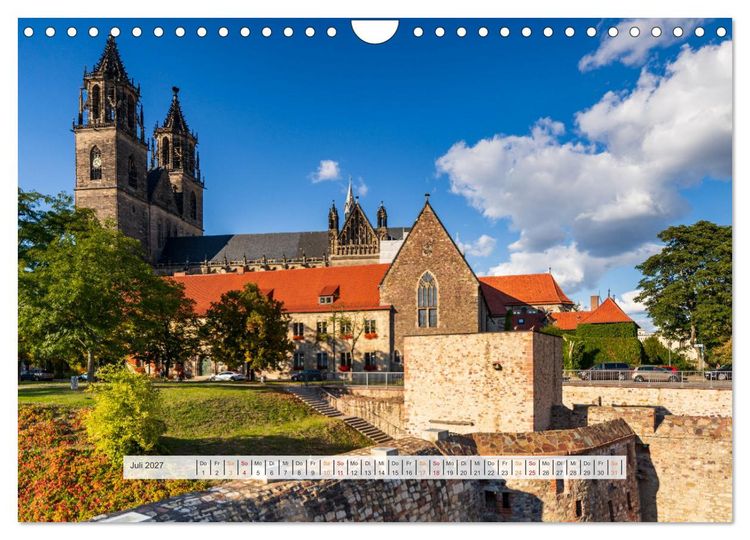 Produktbild: Sch&ouml;nes Magdeburg (Wandkalender 2027 DIN A4 quer), CALVENDO Monatskalender