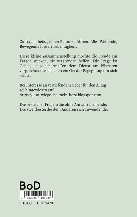 Produktbild: Wir fragen, also leben wir