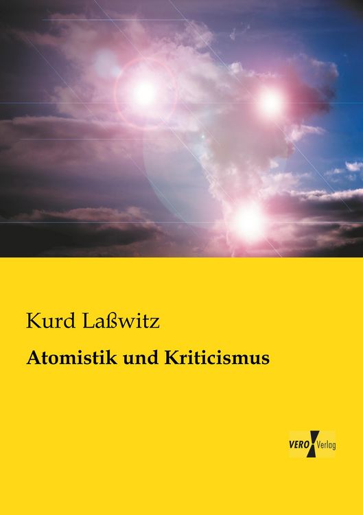 Produktbild: Atomistik und Kriticismus