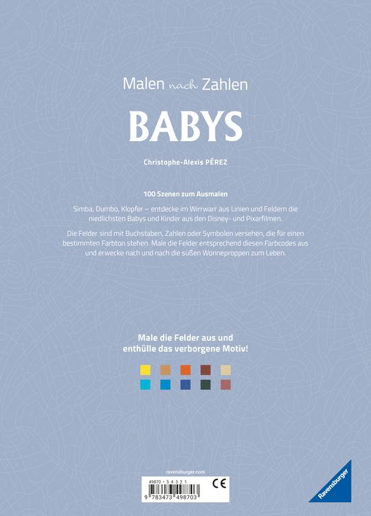 Produktbild: Disney Malen nach Zahlen: Babys