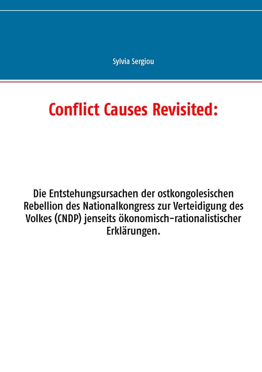 Produktbild: Conflict Causes Revisited: