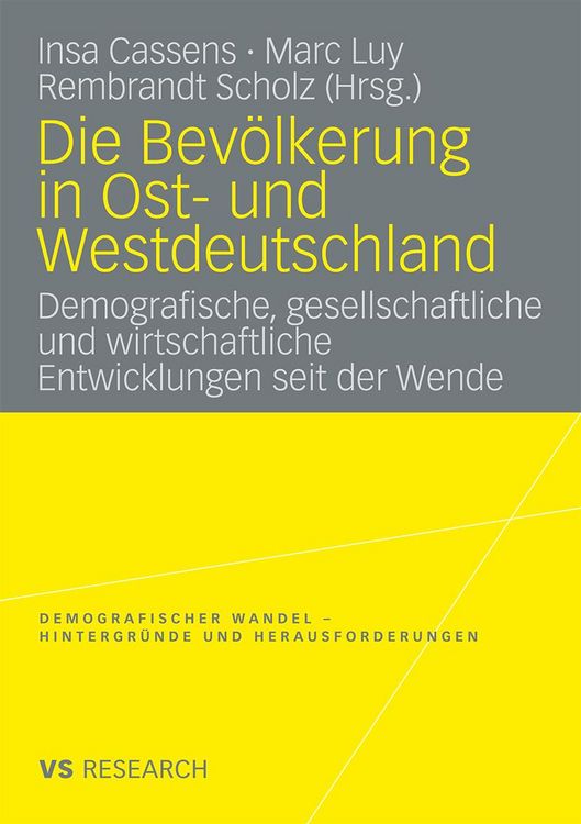 Produktbild: Die Bev&ouml;lkerung in Ost- und Westdeutschland