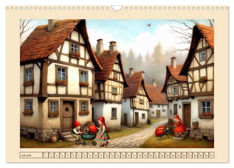 Produktbild: Die rollenden K&auml;fer von Krabblingerode (Wandkalender 2026 DIN A3 quer), CALVENDO Monatskalender