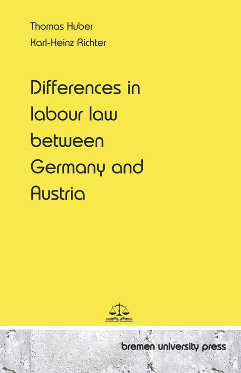 Produktbild: Differences in labour law between Germany and Austria