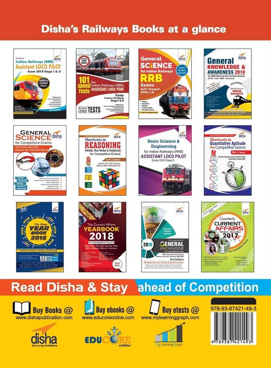 Produktbild: 20 Practice Sets for Indian Railways (RRB) Assistant Loco Pilot Exam 2018 Stage I
