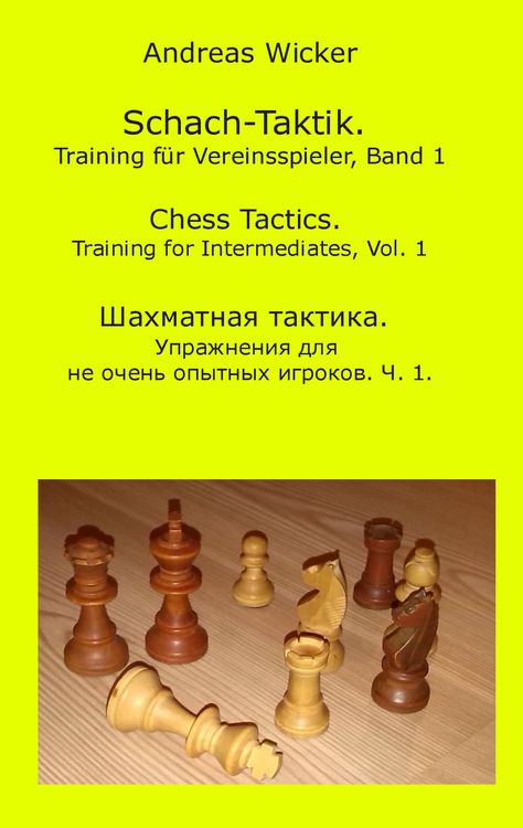 Produktbild: Schach-Taktik. Training f&uuml;r Vereinsspieler, Bd. 1
