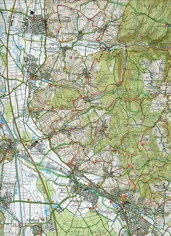 Produktbild: LGL BW 50 000 Freizeit Freiburg im Breisgau / Kaiserstuhl