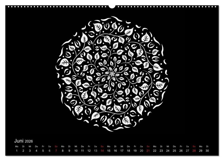 Produktbild: Entspannung und Ruhe durch Mandalas (Wandkalender 2026 DIN A2 quer), CALVENDO Monatskalender