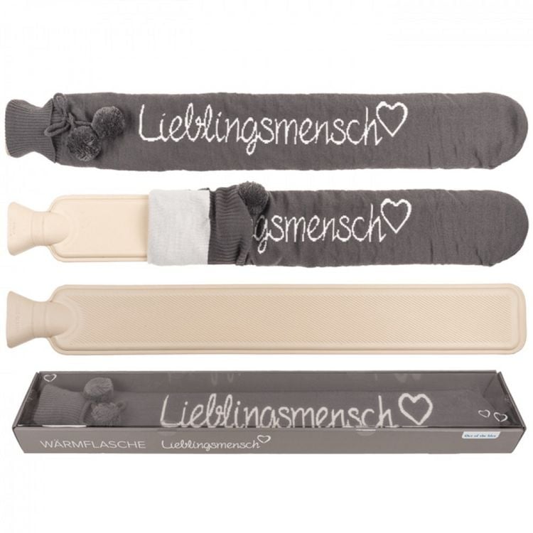 Produktbild: Schlauch-Waermflasche, Lieblingsmensch,